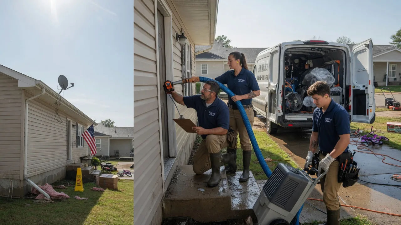 Ceiling Water Damage Restoration in Comstock, MN near me